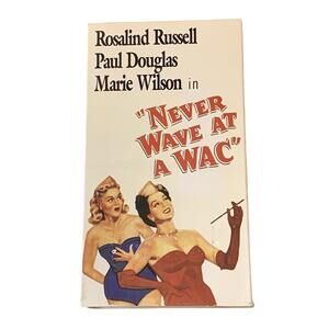 Never Wave at a WAC VHS Rosalind Russell Comedy Film